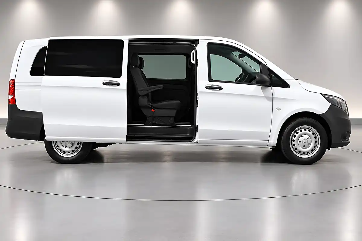 Used 2015 Mercedes-Benz Vito Pro Tourer Double Cab White - Interior and Exterior details 9