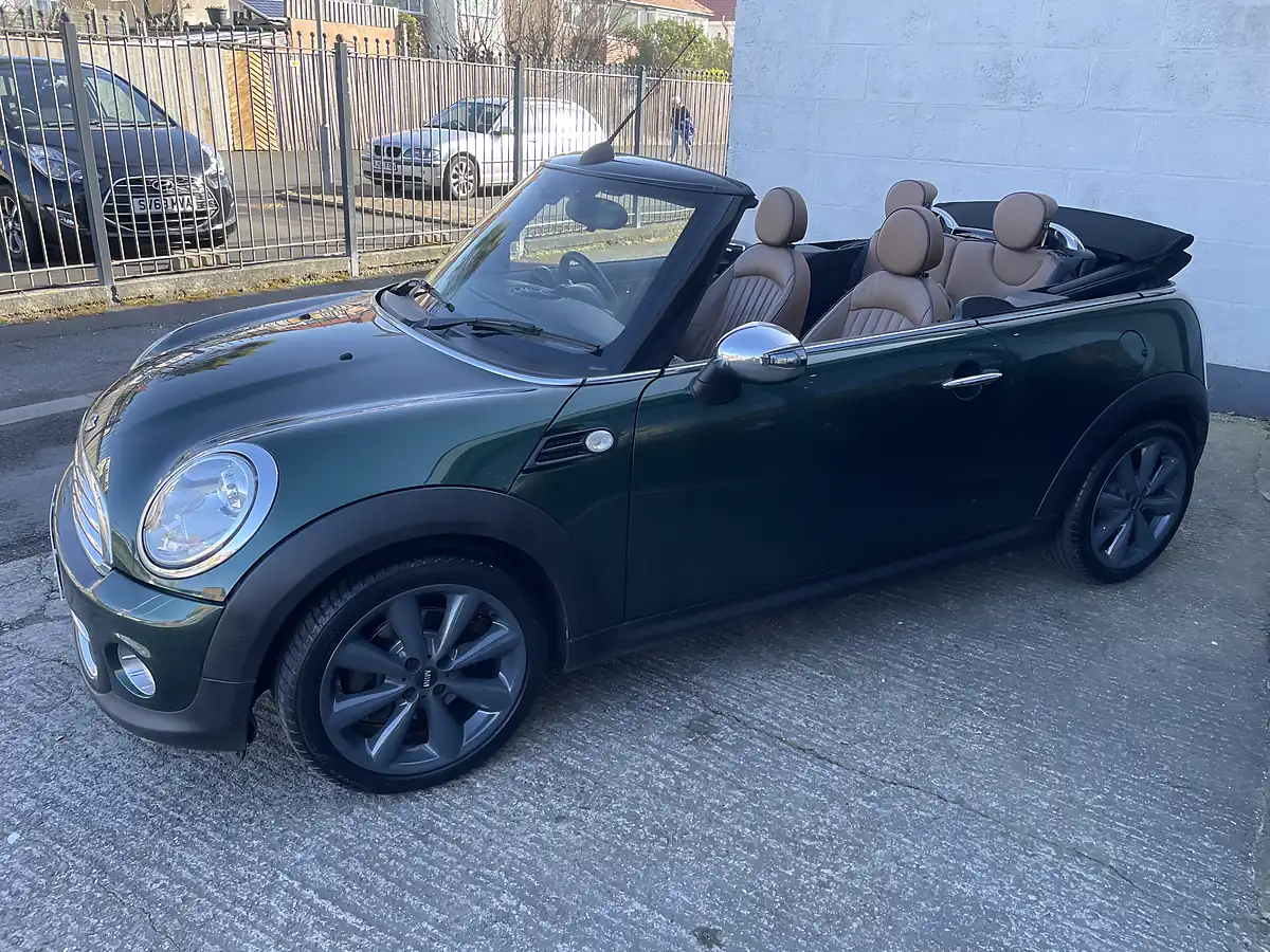Used 2015 MINI Convertible Cooper (chili Pack) British Racing Green Metallic - Interior and Exterior details 12