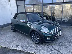 Used 2015 MINI Convertible Cooper (chili Pack) British Racing Green Metallic - Interior and Exterior details 2