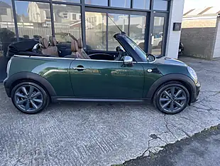 Used 2015 MINI Convertible Cooper (chili Pack) British Racing Green Metallic - Interior and Exterior details 3