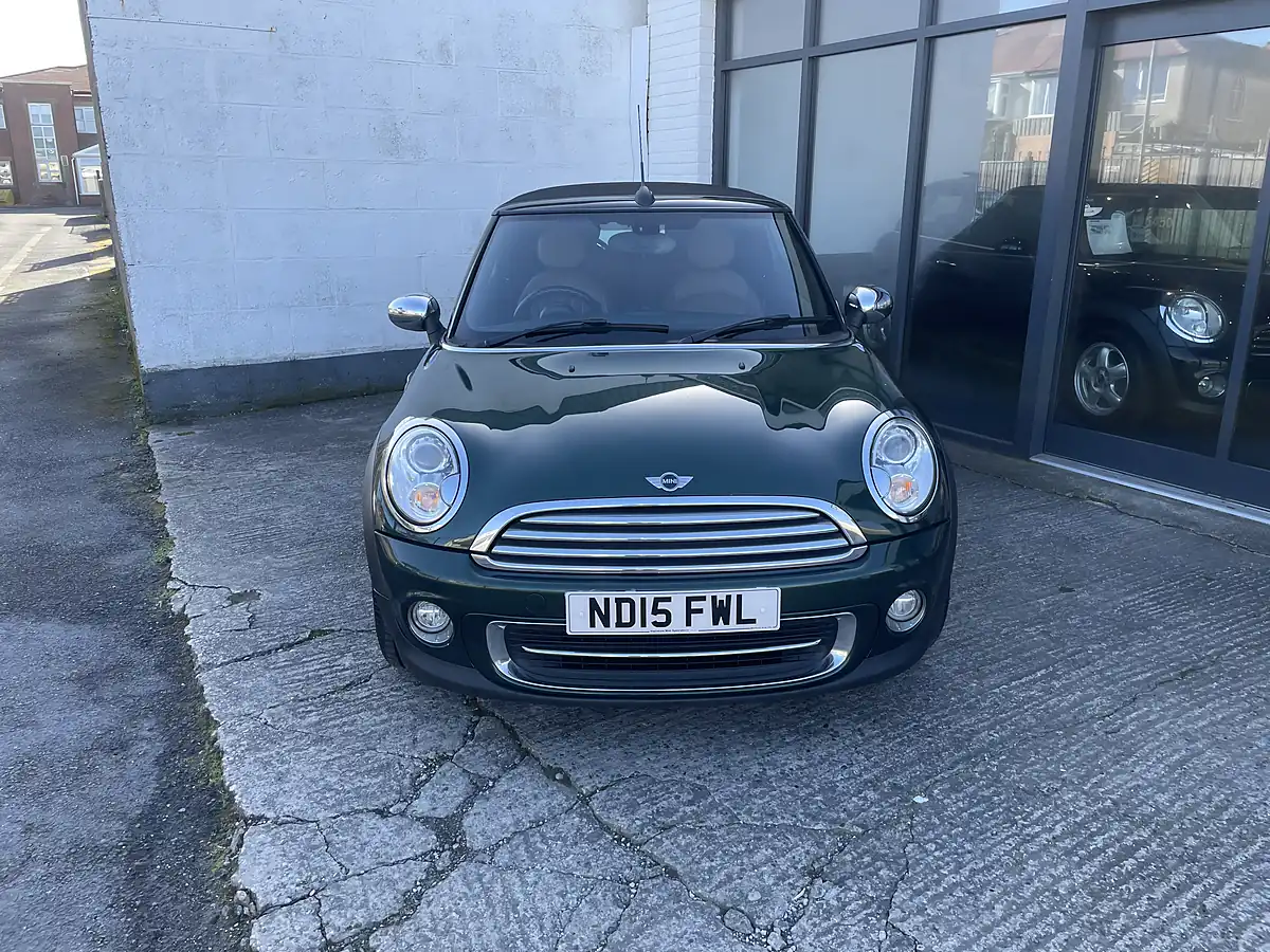 Used 2015 MINI Convertible Cooper (chili Pack) British Racing Green Metallic - Interior and Exterior details 6