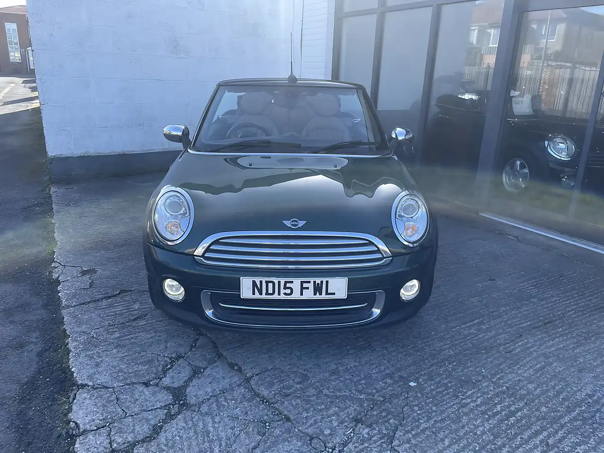 Used 2015 MINI Convertible Cooper (chili Pack) British Racing Green Metallic - Interior and Exterior details 7