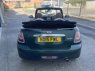 Used 2015 MINI Convertible Cooper (chili Pack) British Racing Green Metallic - Interior and Exterior details 8