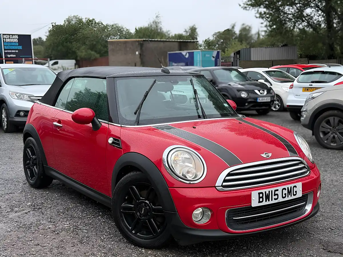 Used 2015 MINI Convertible Cooper Red - Interior and Exterior details 2