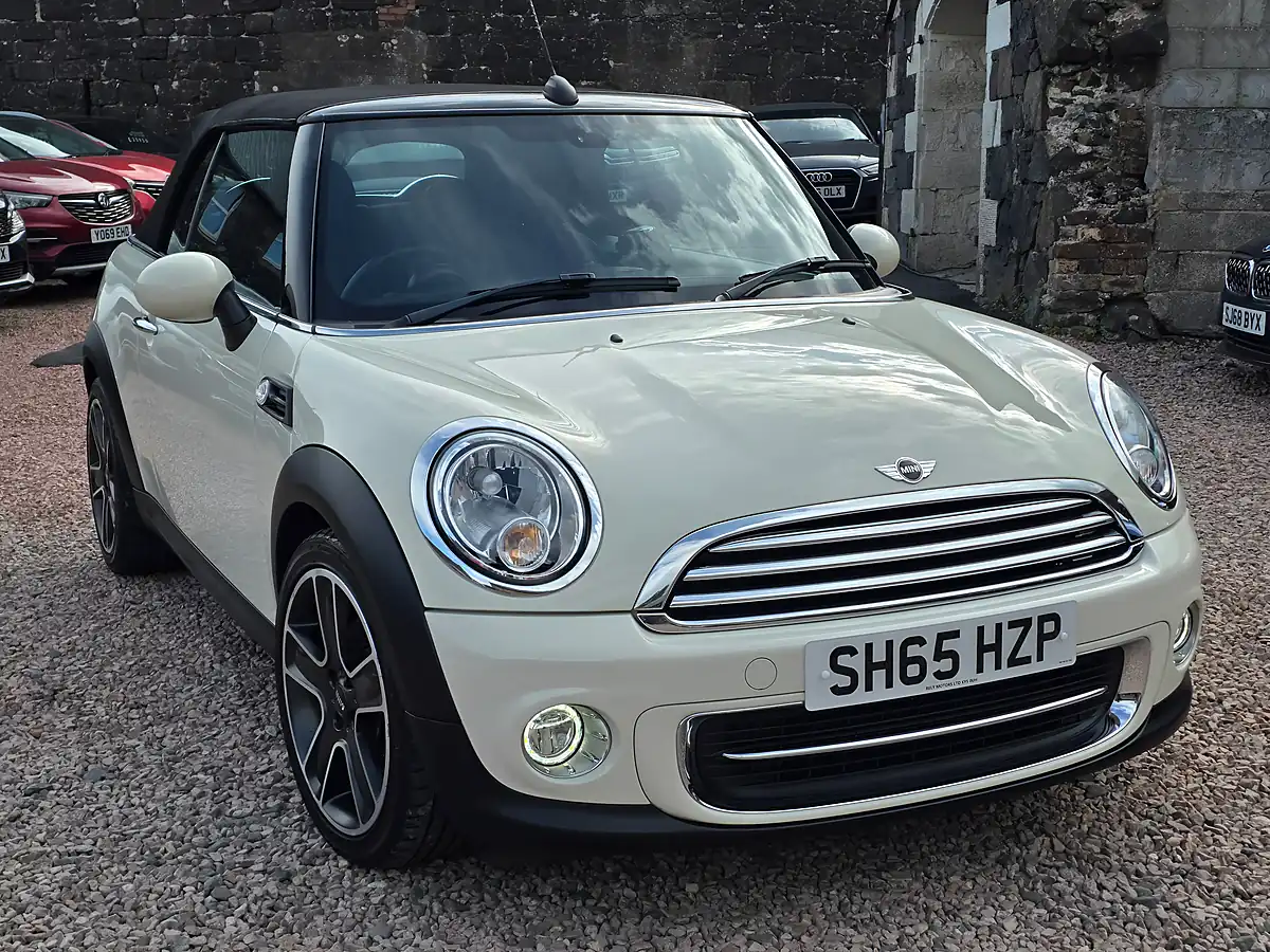 Used 2015 MINI Convertible Cooper White - Interior and Exterior details 2