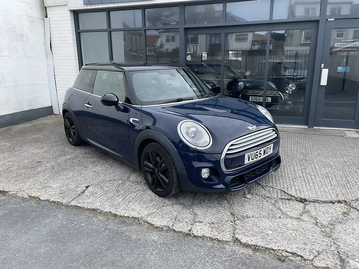 Used 2015 MINI Hatch Cooper Jcw Aero Kit Lapis Luxury Blue - Front View