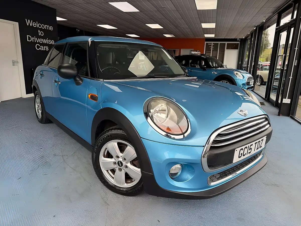 Used 2015 MINI Hatch One Blue - Front View