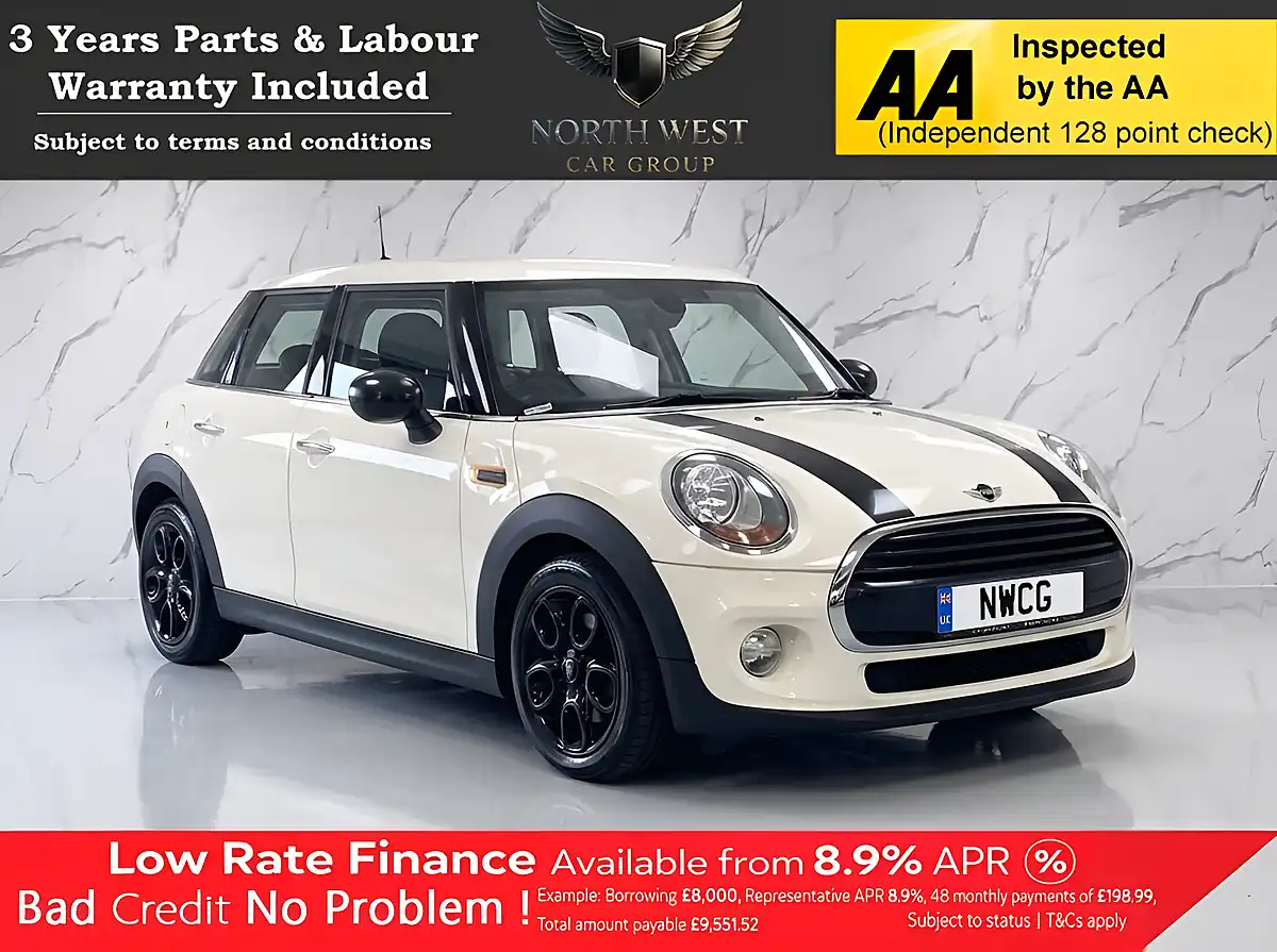 Used 2015 MINI Hatch One White - Front View