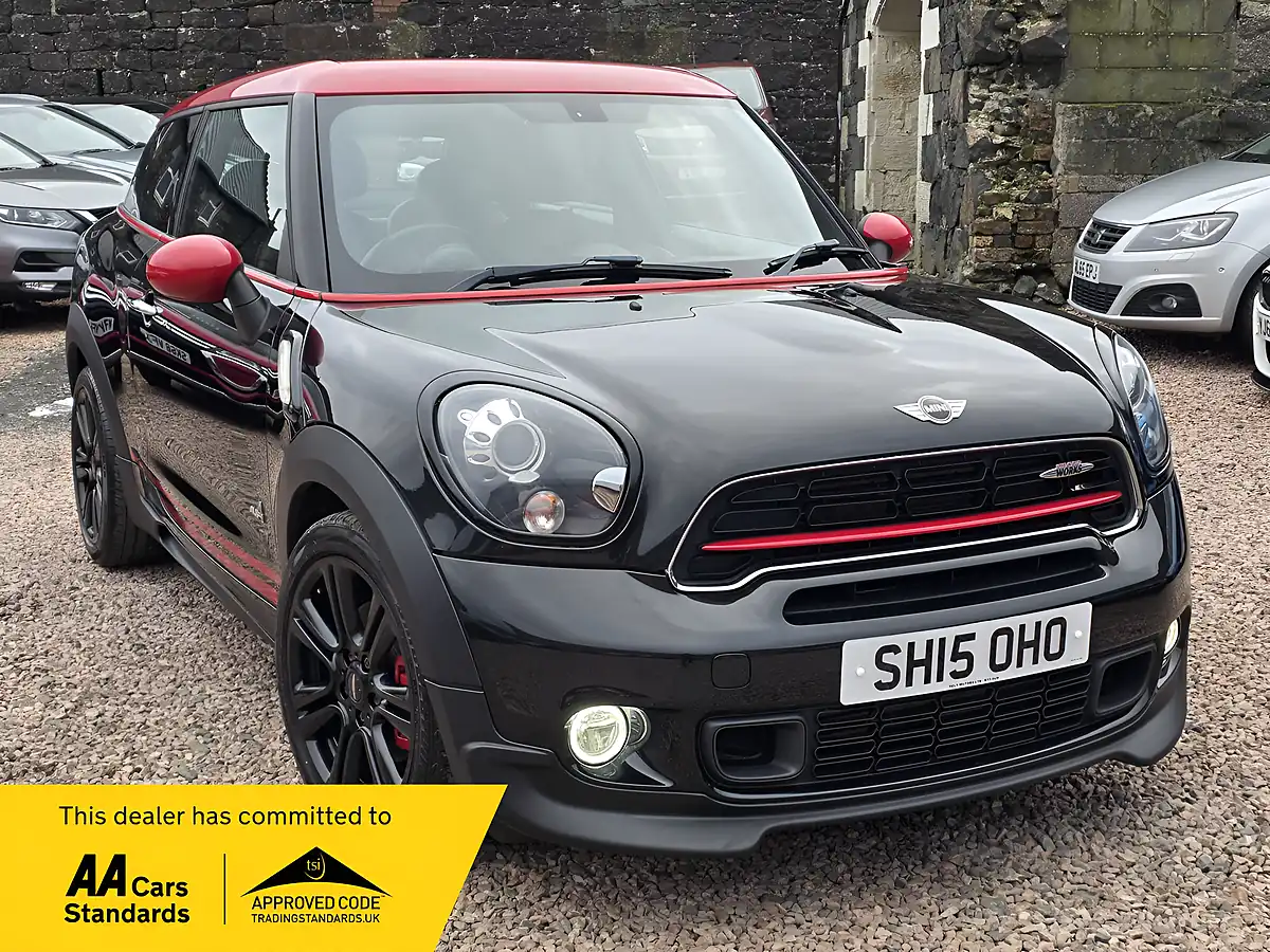 Used 2015 MINI Paceman John Cooper Works Absolute Black Metallic - Front View