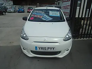 Used 2015 Mitsubishi Mirage 1 White - Interior and Exterior details 2