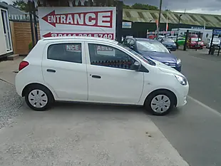 Used 2015 Mitsubishi Mirage 1 White - Interior and Exterior details 6