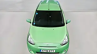 Used 2015 Mitsubishi Mirage Green - Interior and Exterior details 2