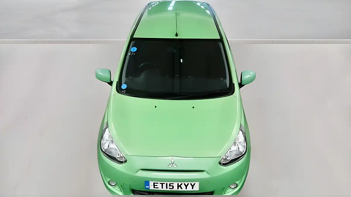 Used 2015 Mitsubishi Mirage Green - Interior and Exterior details 2