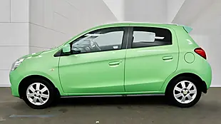 Used 2015 Mitsubishi Mirage Green - Interior and Exterior details 4
