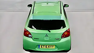 Used 2015 Mitsubishi Mirage Green - Interior and Exterior details 6