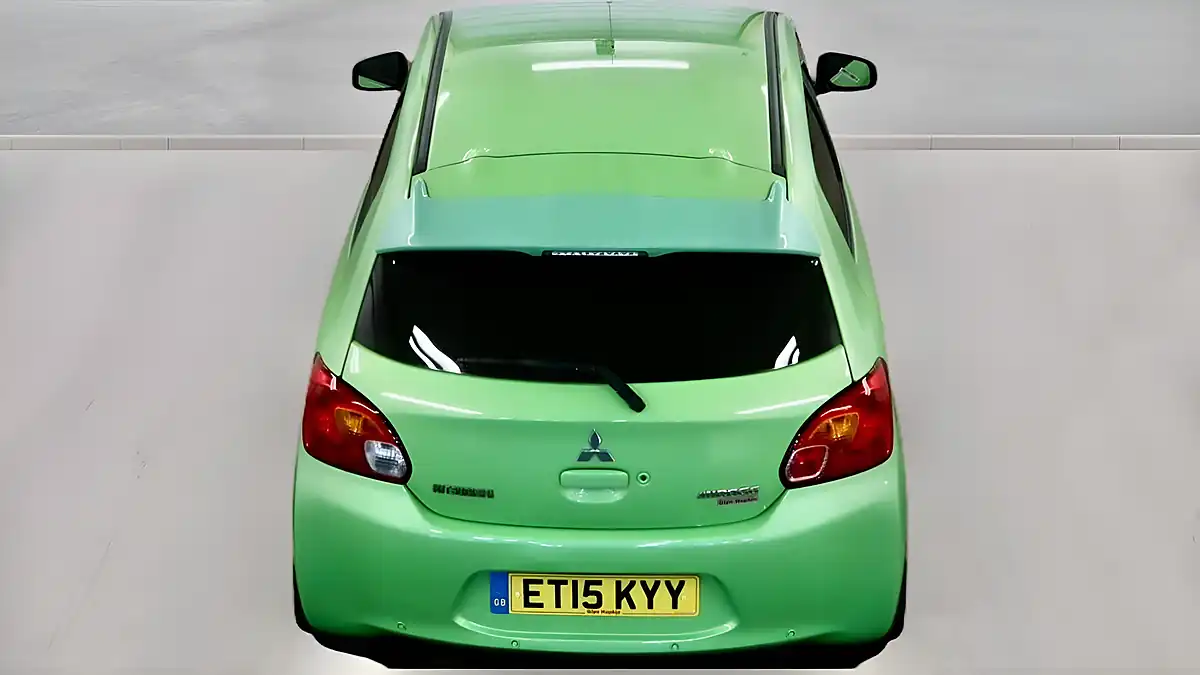 Used 2015 Mitsubishi Mirage Green - Interior and Exterior details 6
