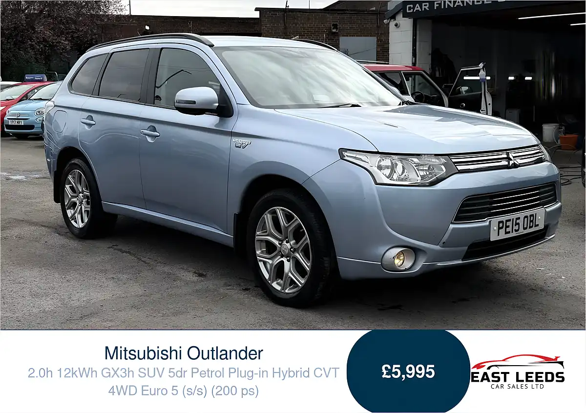 Used 2015 Mitsubishi Outlander GX3h Blue - Front View