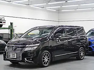 Used 2015 Nissan Elgrand Highway Star Black - Interior and Exterior details 5