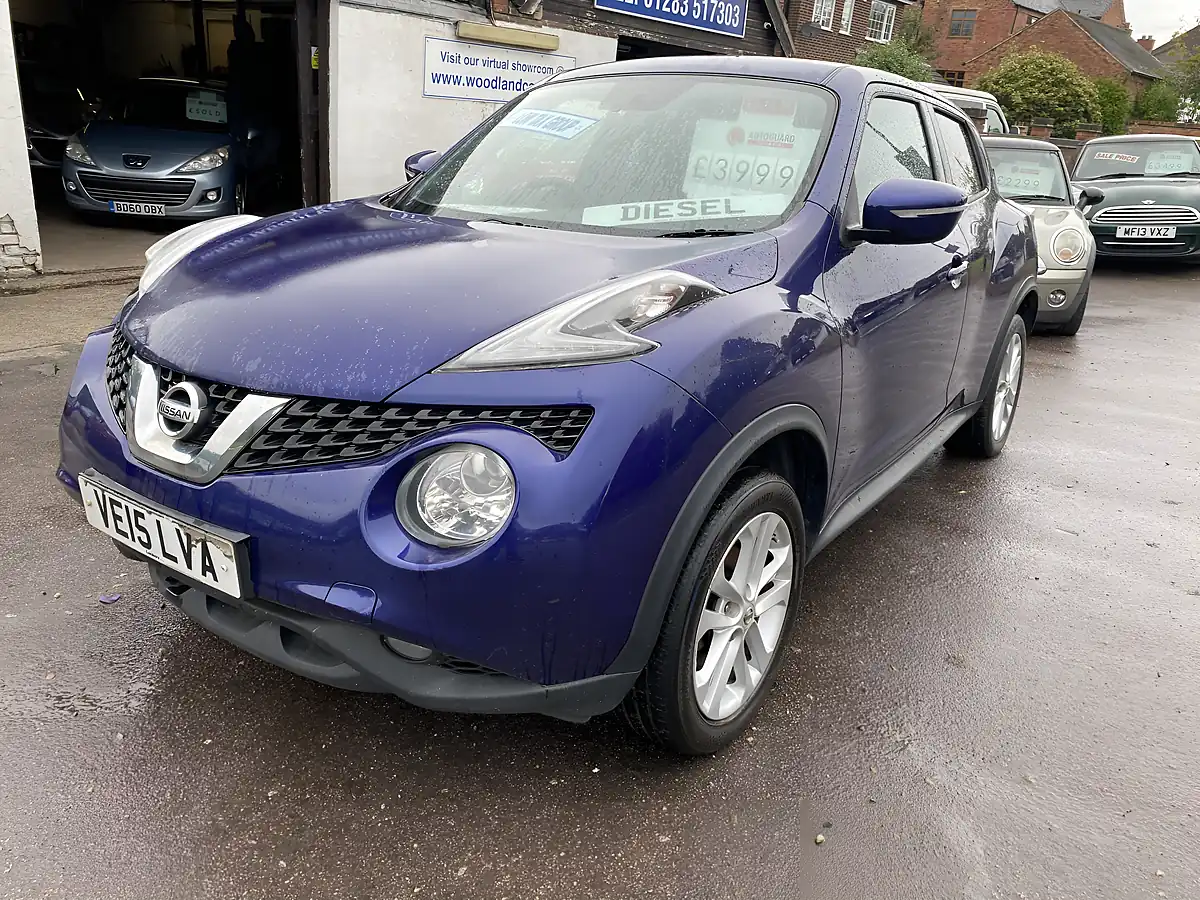 Used 2015 Nissan Juke Acenta Premium Blue - Interior and Exterior details 4