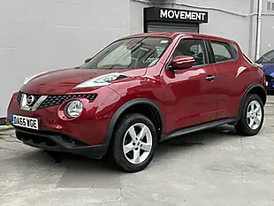 Used 2015 Nissan Juke Visia Red - Interior and Exterior details 2