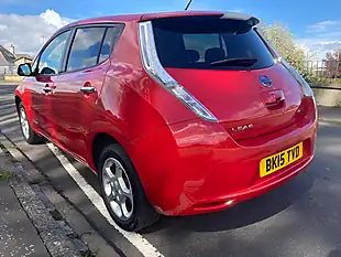 Used 2015 Nissan Leaf Acenta Red - Interior and Exterior details 4