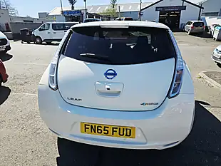 Used 2015 Nissan Leaf Tekna White - Interior and Exterior details 4