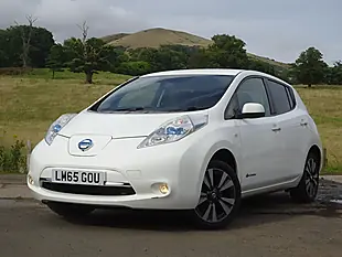 Used 2015 Nissan Leaf Tekna White - Interior and Exterior details 10