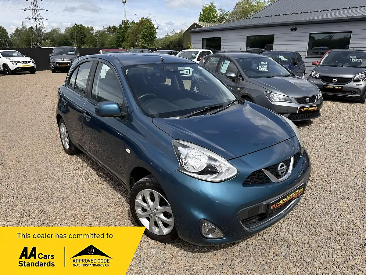 Used 2015 Nissan Micra Acenta Blue - Front View