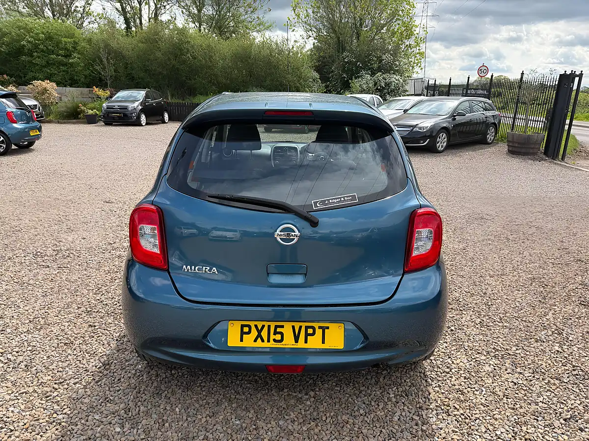 Used 2015 Nissan Micra Acenta Blue - Interior and Exterior details 9
