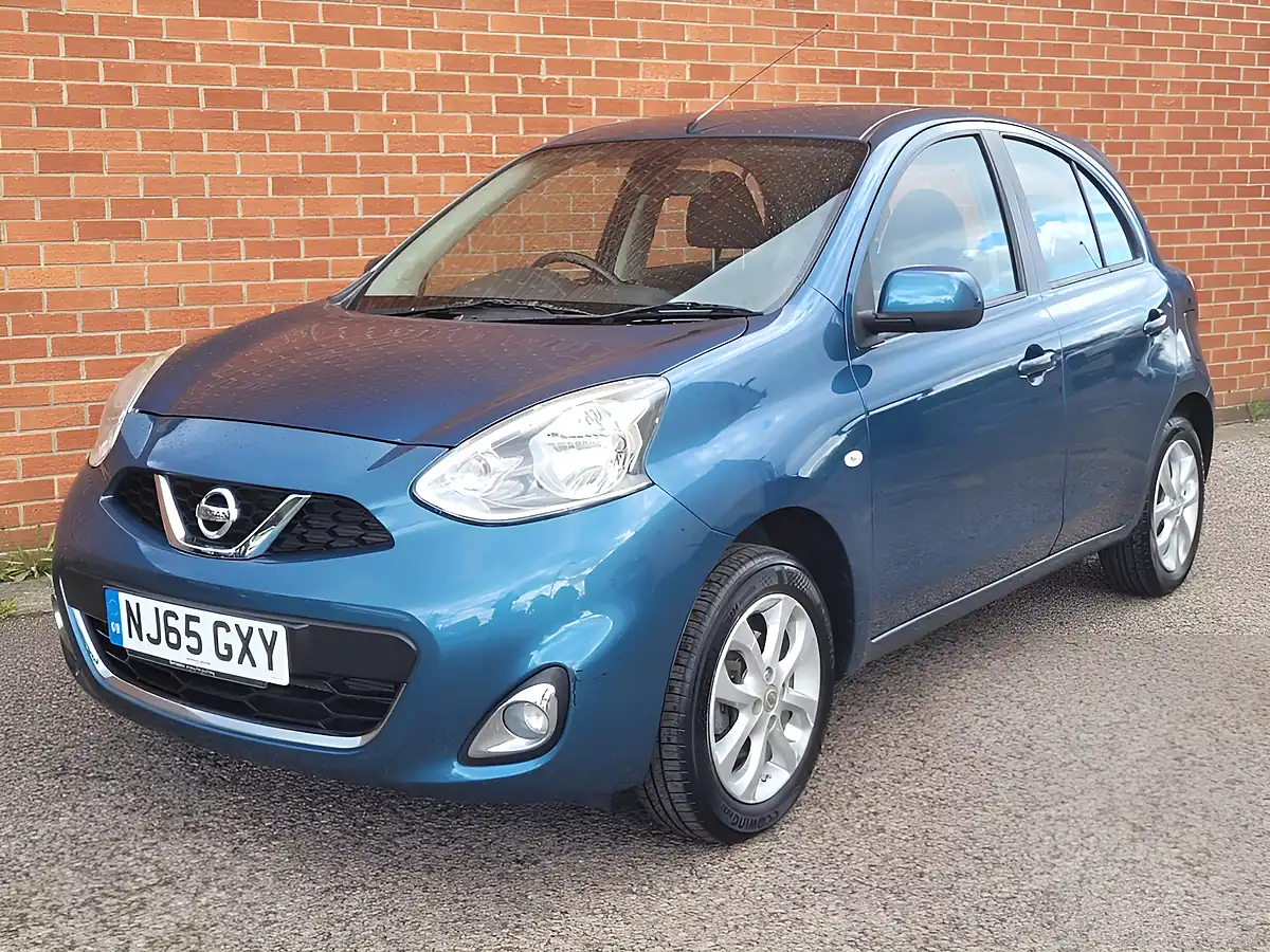 Used 2015 Nissan Micra Acenta Blue - Front View