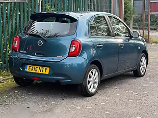 Used 2015 Nissan Micra Acenta Euro 5 5dr Blue - Interior and Exterior details 6