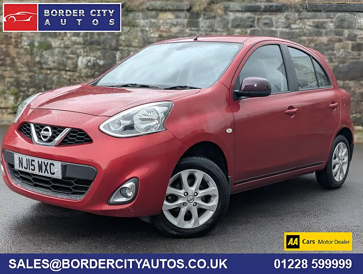 Used 2015 Nissan Micra Acenta Shiraz Red - Front View