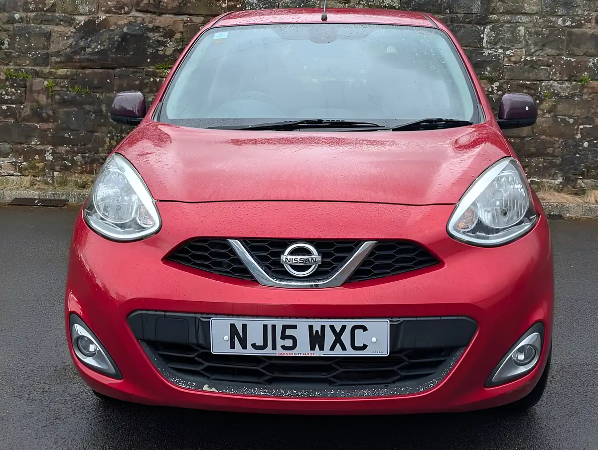 Used 2015 Nissan Micra Acenta Shiraz Red - Interior and Exterior details 2