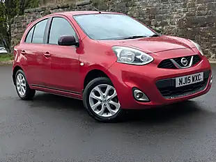 Used 2015 Nissan Micra Acenta Shiraz Red - Interior and Exterior details 3