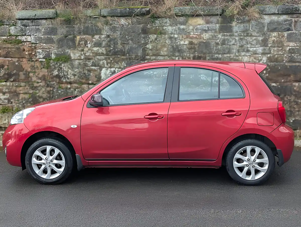 Used 2015 Nissan Micra Acenta Shiraz Red - Interior and Exterior details 5