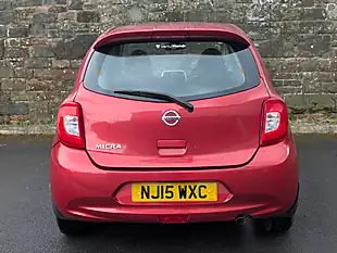 Used 2015 Nissan Micra Acenta Shiraz Red - Interior and Exterior details 6