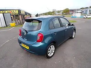 Used 2015 Nissan Micra Acenta Turquoise Metallic - Interior and Exterior details 5