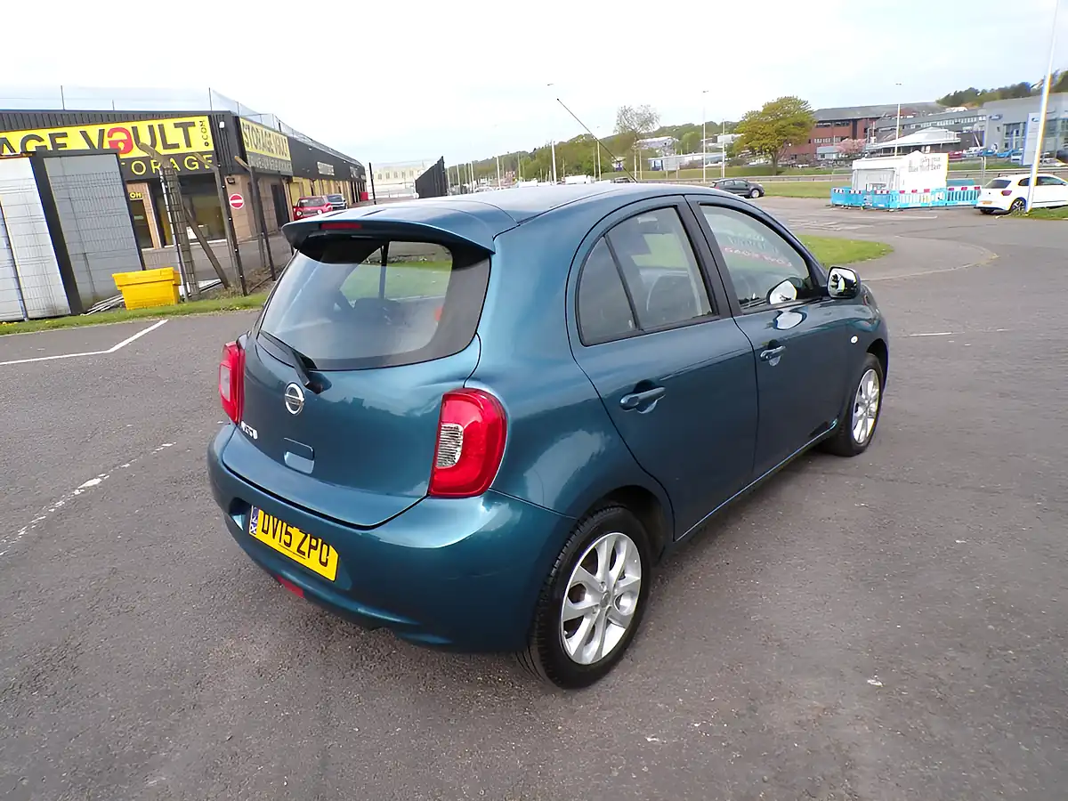 Used 2015 Nissan Micra Acenta Turquoise Metallic - Interior and Exterior details 5