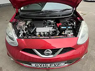 Used 2015 Nissan Micra Tekna Shiraz Red - Interior and Exterior details 12