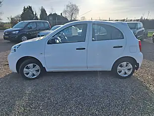 Used 2015 Nissan Micra Visia White - Interior and Exterior details 4