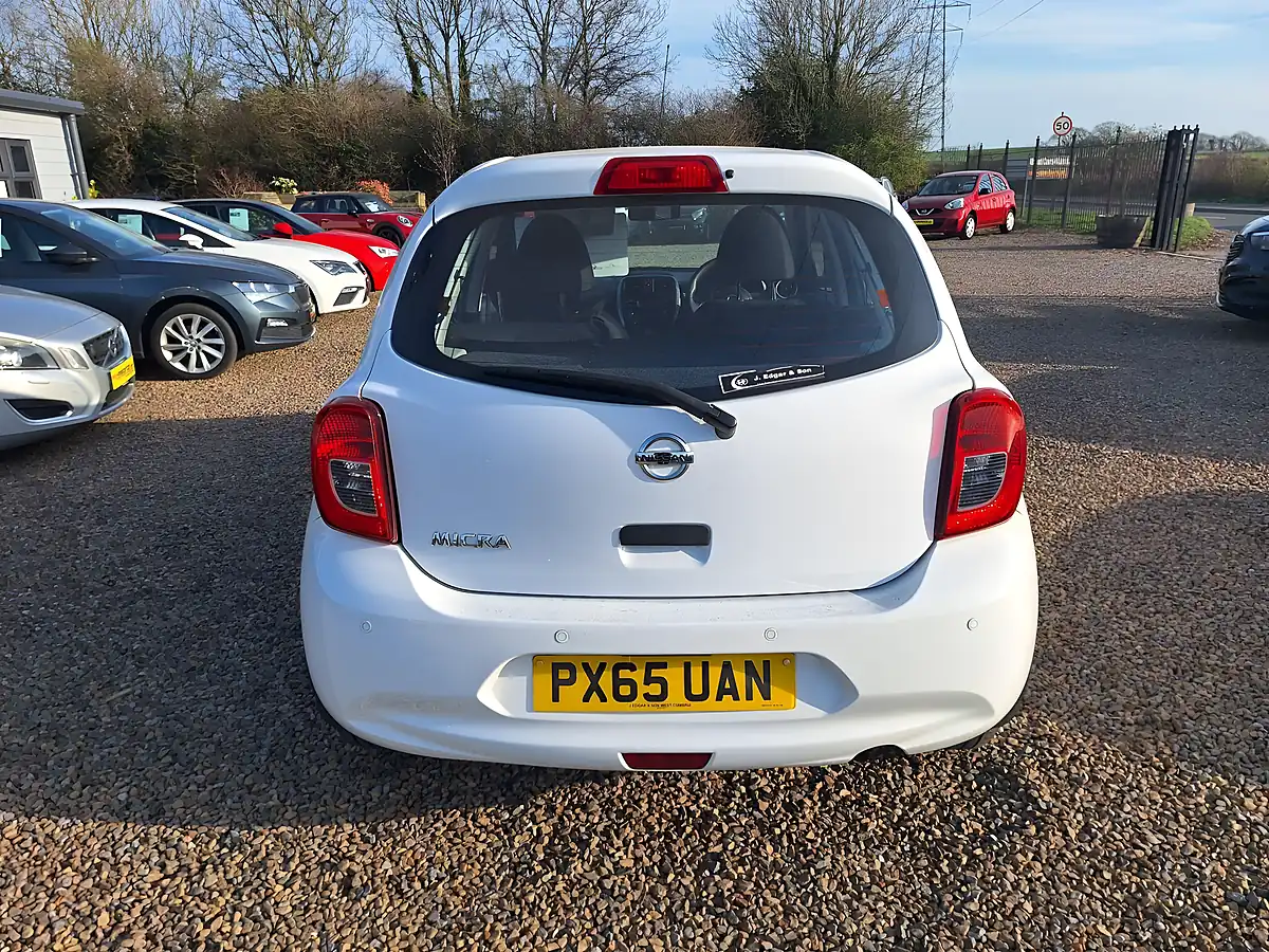 Used 2015 Nissan Micra Visia White - Interior and Exterior details 9