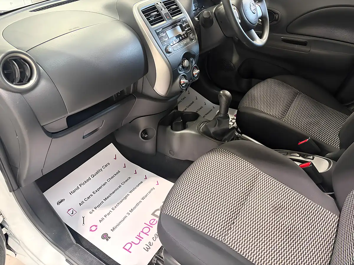 Used 2015 Nissan Micra Visia White - Interior and Exterior details 17