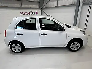 Used 2015 Nissan Micra Visia White - Interior and Exterior details 3