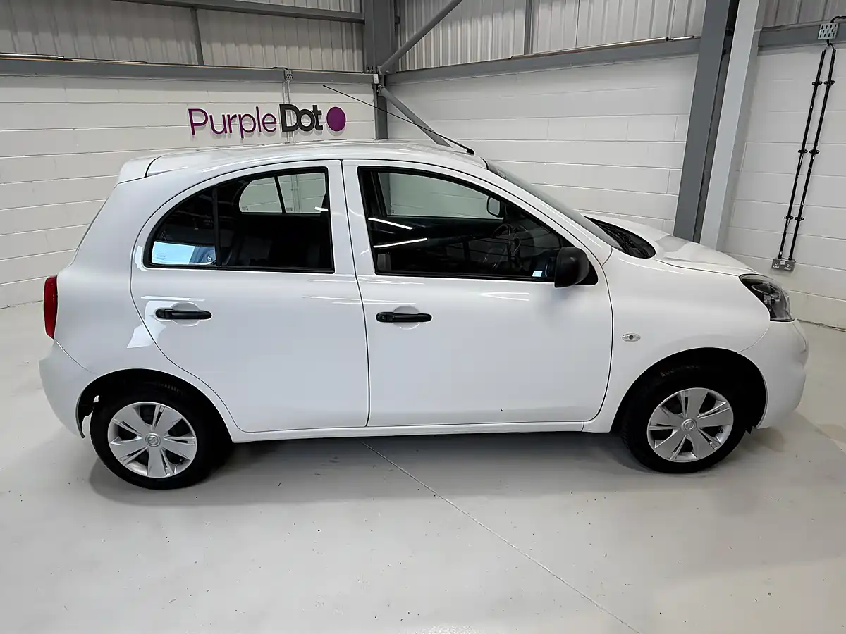 Used 2015 Nissan Micra Visia White - Interior and Exterior details 3