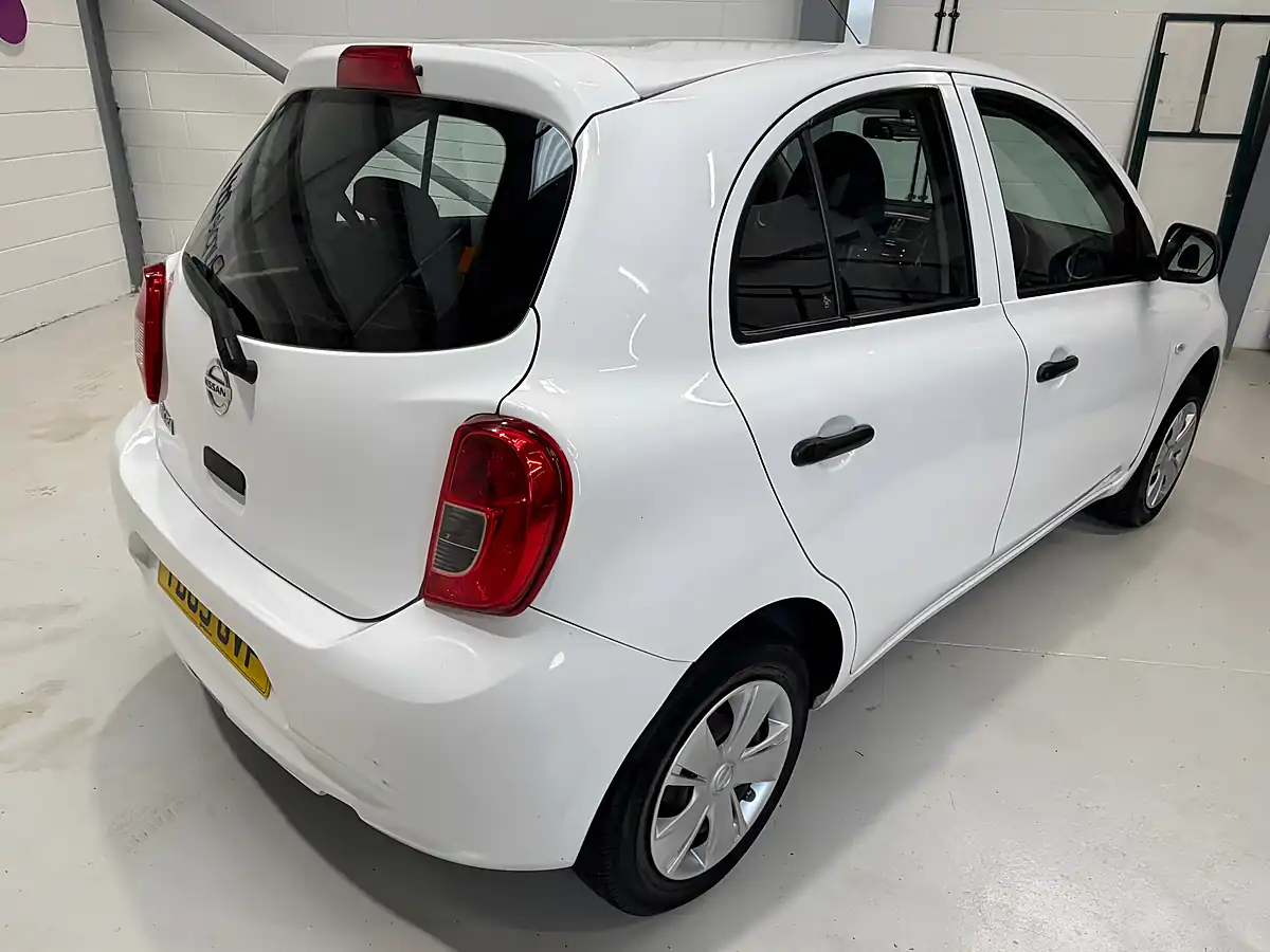 Used 2015 Nissan Micra Visia White - Interior and Exterior details 4