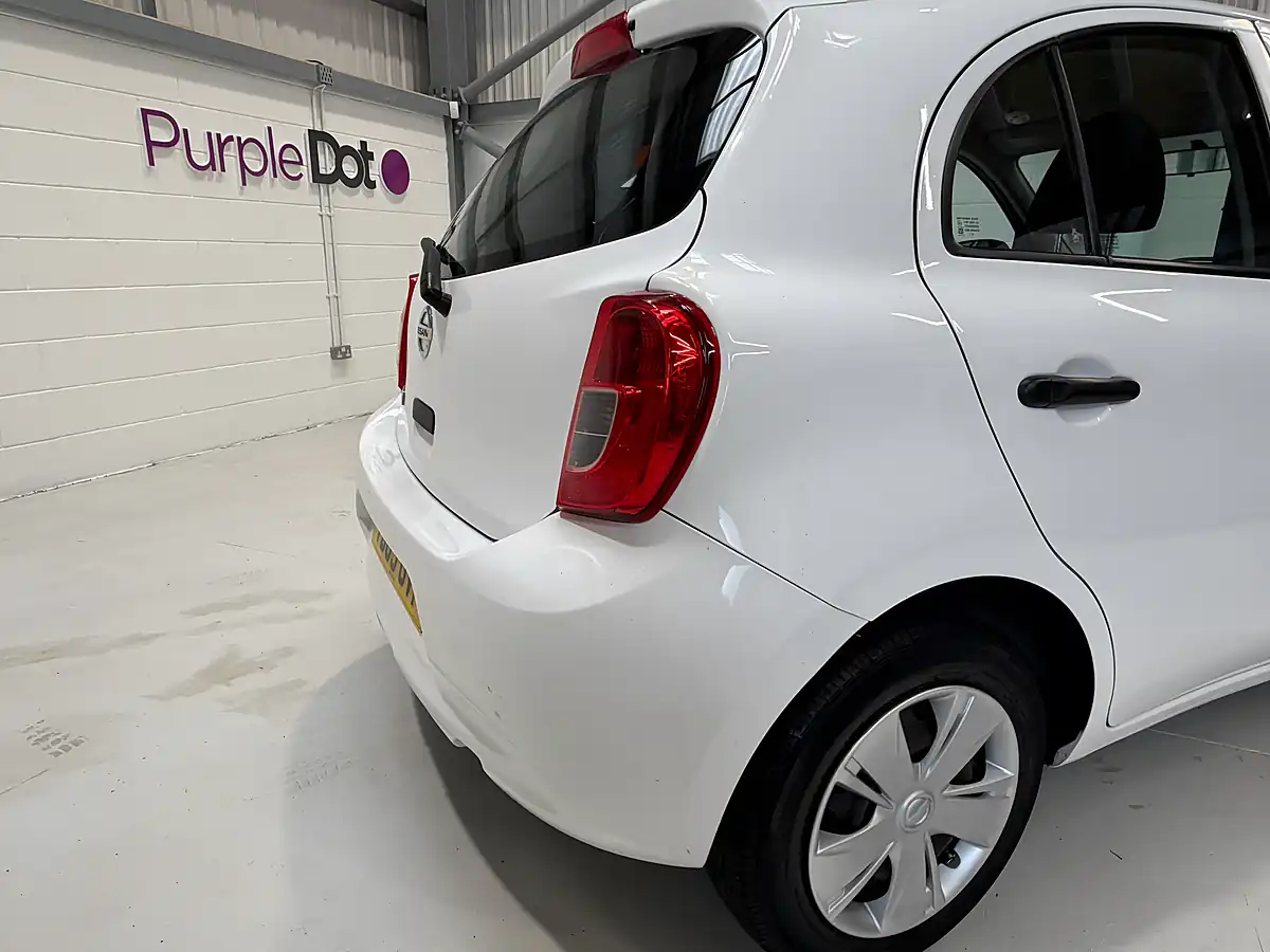 Used 2015 Nissan Micra Visia White - Interior and Exterior details 5
