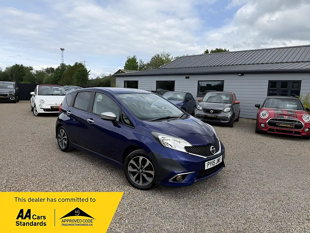 Used 2015 Nissan Note N-Tec Blue - Front View
