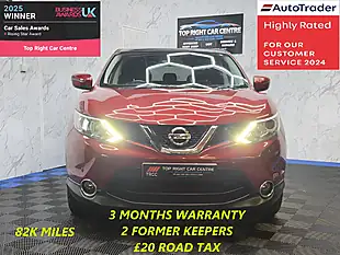 Used 2015 Nissan Qashqai Acenta+ Red - Interior and Exterior details 2
