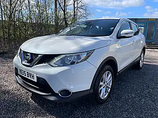 Used 2015 Nissan Qashqai Acenta White - Interior and Exterior details 2