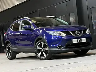 Used 2015 Nissan Qashqai N-Tec+ Blue - Interior and Exterior details 17